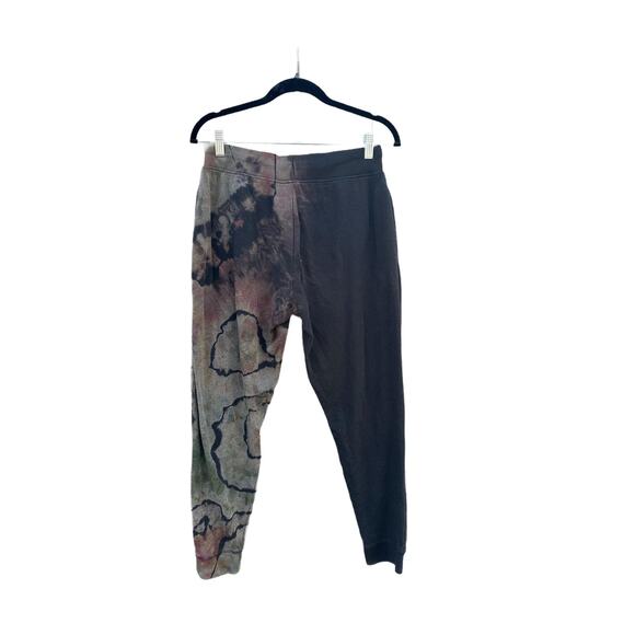 Tie Dye Calvin Klein Sweatpants | Asymmetrical Geode Tie - Reverse Dye / Ice Dye - Picture 2 of 2